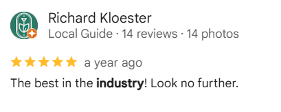 Google review by Richard Kloester